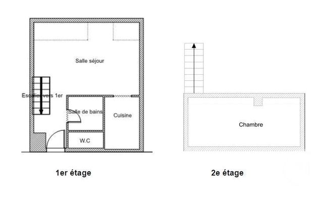 Appartement Duplex à vendre - 2 pièces - 39.04 m2 - ORSAY - 91 - ILE-DE-FRANCE - Century 21 Ld Immobilier
