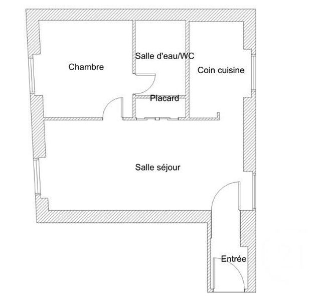 Appartement F2 à vendre - 2 pièces - 41.13 m2 - LIMOURS - 91 - ILE-DE-FRANCE - Century 21 Ld Immobilier