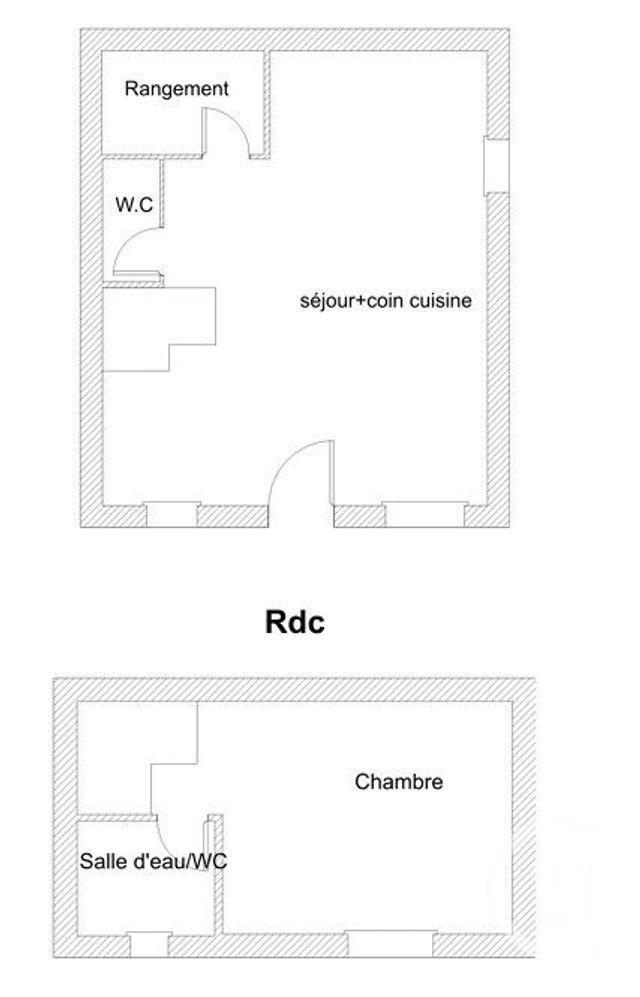 Appartement F2 à vendre - 2 pièces - 46.41 m2 - ST CHERON - 91 - ILE-DE-FRANCE - Century 21 Ld Immobilier